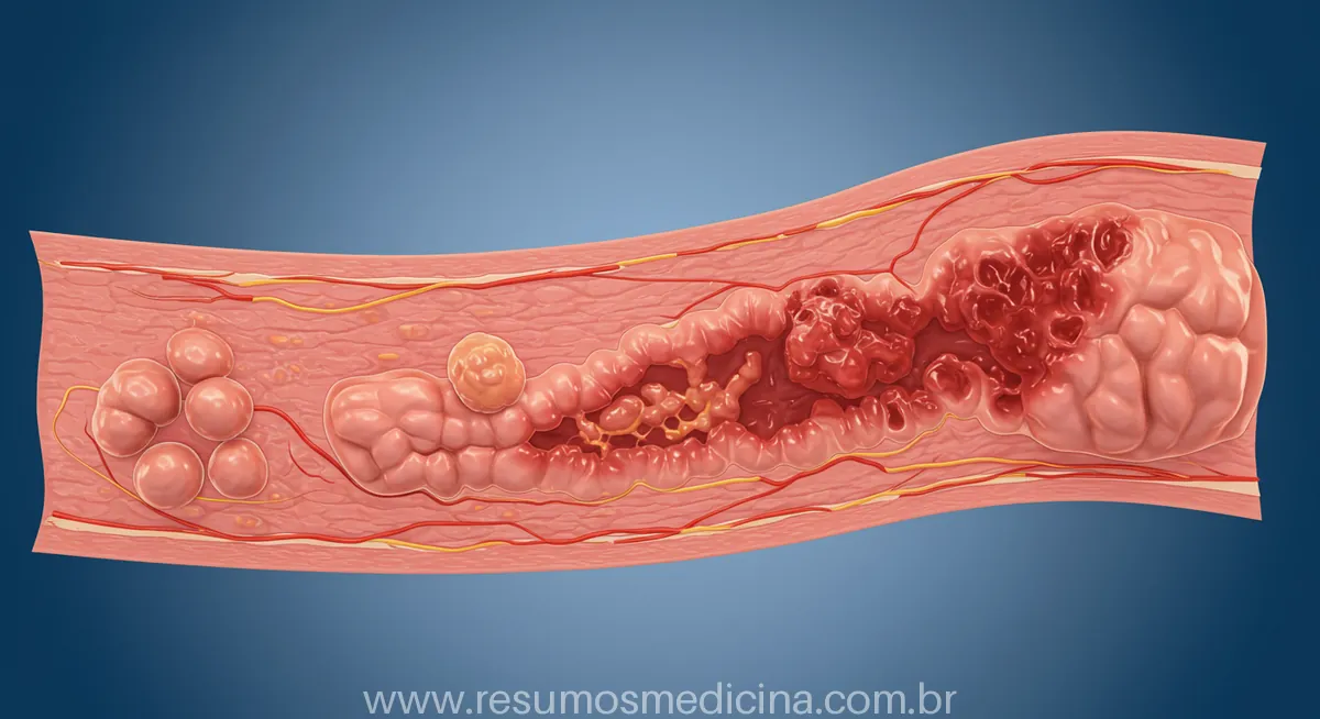Sequência Adenoma-Carcinoma: Como Pólipos Viram Câncer Colorretal e Como Prevenir | ResumeAI Concursos