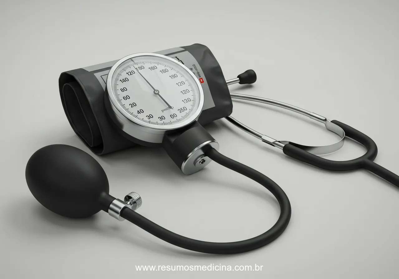 9 Etapas da Aferição da Pressão Arterial | ResumeAI Concursos