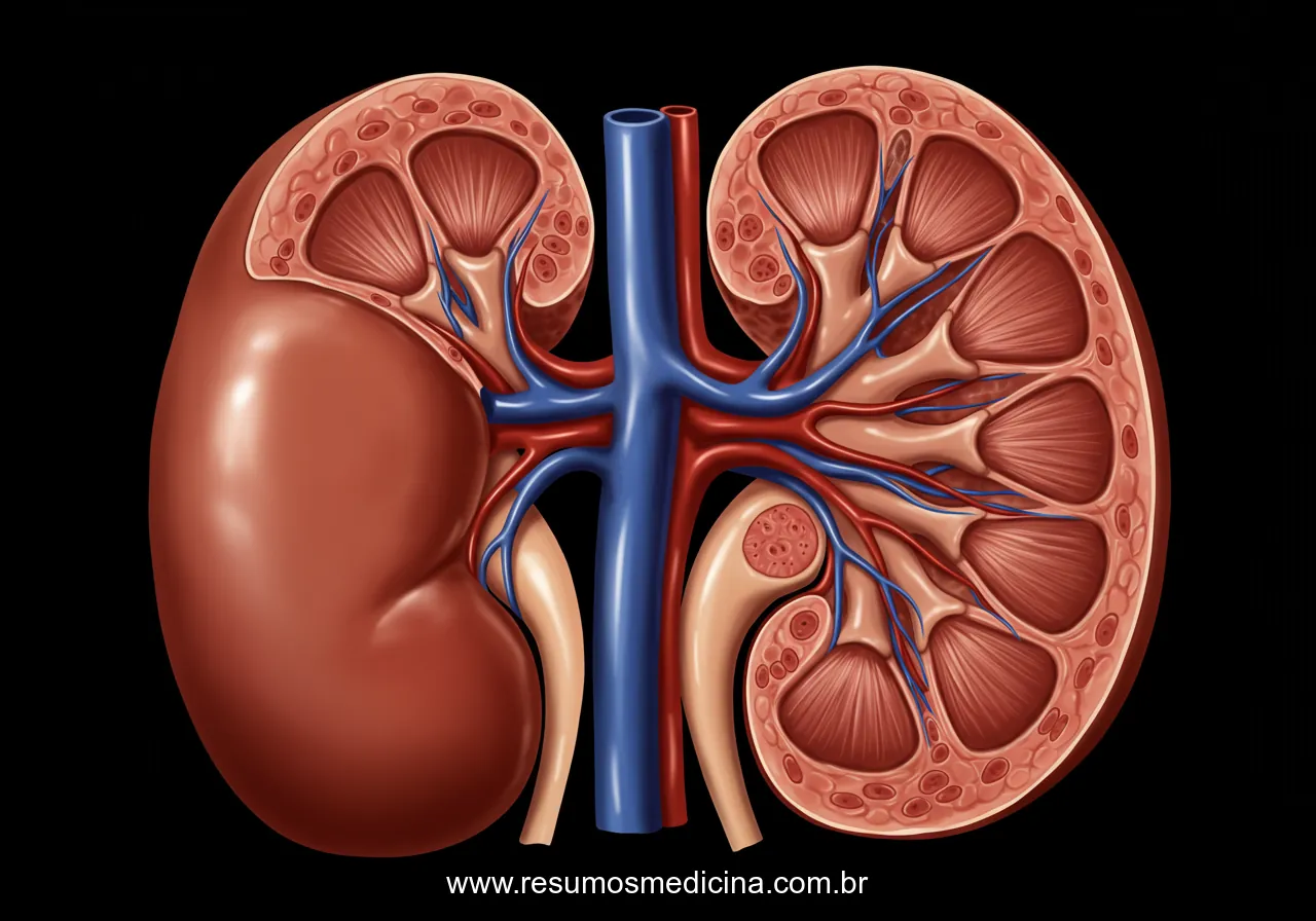 Anatomia do Rim e Ureter | ResumeAI Concursos